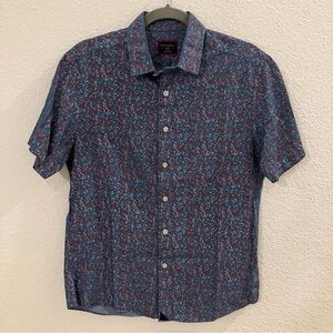 UNTUCKit Blue and Red Floral Men's Shirt